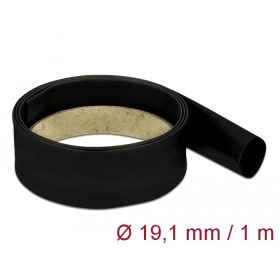   Delock Fekete, hőre szűkülő tubus 1 m x 19,1 mm méretű szűkülési aránya 4:1 (DL-20662)