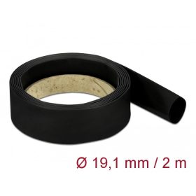   Delock Fekete, hőre szűkülő tubus 2 m x 19,1 mm méretű szűkülési aránya 4:1 (DL-20669)
