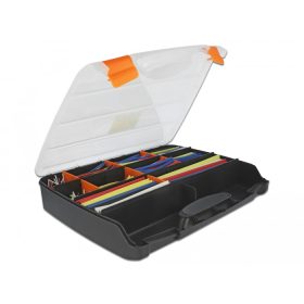   Delock 590 db.-os hőre zsugorodó csőkészlet dobozban színek szerint rendezve (DL-20674)