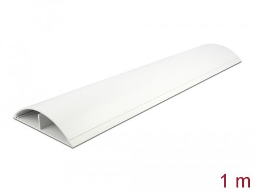 Delock Kábelcsatorna 119 x 26 mm - hossza 1 m, fehér
