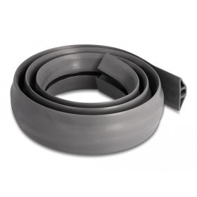   Delock PVC flexibilis kábelcsatorna 50 x 13 mm - hosszúság 1,5 m szürke (DL-20732)