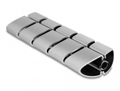 Delock 75 x 45 mm-es kábelcsatornához alkalmas foglalati elem, 5 db. ezüst színű