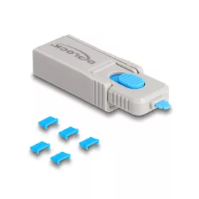   Delock Micro USB port blokkoló szet Micro USB anyához 5 db. + lezáró eszköz (DL-20925)