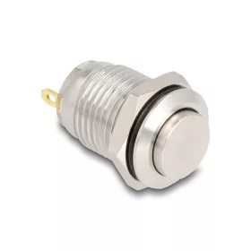   Delock Nyomógomb beszereléshez 12 mm 2 x forrasztási csatlakozó (DL-20983)