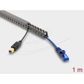   Delock Huzalozási csatorna 16 x 16 mm - hosszúsága 1 m szürke (DL-22025)