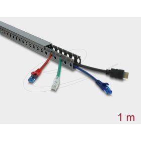   Delock Huzalozási csatorna 30 x 30 mm - hosszúsága 1 m szürke (DL-22028)