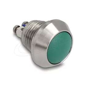   Delock Nyomógomb installáláshoz 12 mm 2 db. csavaros kapocs zöld (DL-22034)