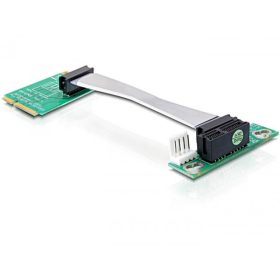   Delock emelő kártya Mini PCI Express > PCI Express x1 bal beillesztés (DL-41305)