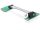 Delock emelő kártya Mini PCI Express > PCI Express x1 bal beillesztés