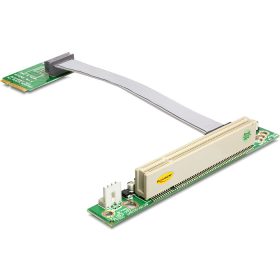   Delock emelő kártya, Mini PCI Express > PCI 32 Bit / 5 V, balos illesztés (DL-41359)