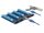 Delock Bővítőkártya PCI Express x1 > 4 x PCIe x16, 60 cm-es USB-kábellel