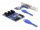 Delock Riser Card PCI Express x1 3 x PCIe x1 50 cm-es USB-kábellel