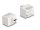 Delock Keystone Modul A-típusú USB-vel és USB Type-C  töltő porttal PD 20 W fehér