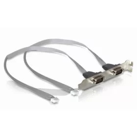 Delock slot konzol 2 x COM port 2 mm-es (DL-41791)