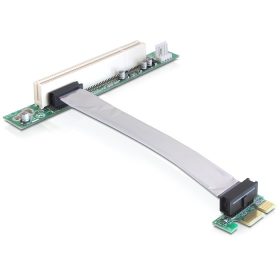   Delock PCIe Riser kártya x1 > PCI 32-Bit, 13cm-es kábellel (DL-41857)