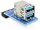 Delock USB 3.0 Pin fej, anya > 2 x USB 3.0 anya - egymáson elhelyezve (DL-41865)