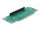 Delock Bővítőkártya PCI Express x16 - x16, bal oldali behelyezés - Csatlakozó magassága 53,9 mm