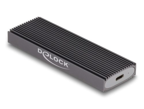 Delock Külső USB Type-C  kombinált ház M.2 NVMe PCIe vagy SATA SSD eszközhöz - szerszám mentes