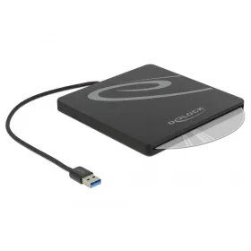   Delock Külso váz 9,5 / 12,7 mm magasságú, 5.25  Slot-in Slim SATA meghajtókhoz USB A-típusú apa csat (DL-42604)