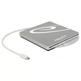   Delock Külso váz 9,5 / 12,7 mm magasságú, 5.25  Slot-in Slim SATA meghajtókhoz USB Type-C  apa csatl (DL-42605)