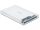 Delock Külso ház 2.5  SATA HDD / SSD-hez USB Type-C  anya csatlakozóval átlátszó - eszközmentes