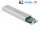 Delock M.2 NVMe PCIe SSD-hez kapcsolódó külso memória ház SuperSpeed USB 10 Gbps USB Type-C anya