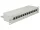 Delock 10  Patch Panel 12 portos Cat.6 szürke (DL-43299)