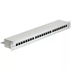 Delock 19  Patch Panel 24 portos Cat.6 szürke (DL-43300)
