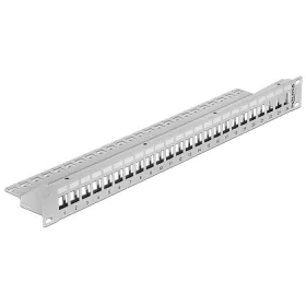   Delock 19" Keystone patch panel 24 portos szürke (DL-43302)
