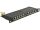 Delock 10  Patch Panel 12 portos Cat.6A 0.5 U fekete színű