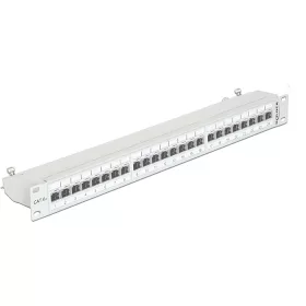   Delock 19" Patch Panel 24 Port Cat.6A szürke (DL-43319)