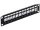 Delock 10  Keystone Patch Panel 12 portos fém, fekete színű