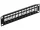 Delock 10  Keystone Patch Panel 12 portos fém, fekete színű (DL-43326)