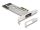 Delock PCI expressz kártya mobil-rack 1 x M.2 NMVe SSD-hez - alacsony profilú formatényező