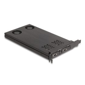   Delock PCI expressz x16 kártya mobil-rack 2 x M.2 NVMe SSD-hez - elágazás (DL-47042)