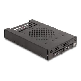   Delock 3.5  Mobil állvány 2 x M.2 NVMe SSD-hez OcuLink SFF-8612 konnektorral (DL-47070)