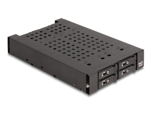 Delock 3.5  Mobil állvány 4 x M.2 NVMe SSD-hez OcuLink SFF-8612 konnektorral