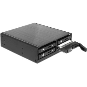   Delock 5.25  hordozható rack 4 x 2.5  SATA HDD / SSD-hez (DL-47220)