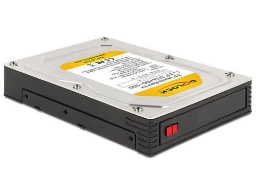 Delock 3.5" hordozható tároló 1 x 2.5" SATA HDD / SSD-hez