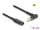 Delock Laptop töltőkábel adapterkábel USB Type-C anya - Acer 5,5 x 1,7 mm apa 90 fokban hajlított 15 cm (DL-60038)