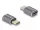 Delock USB Adapter 40 Gbps USB Type-C  PD 3.0 100 W csatlakozódugóval - csatlakozóhüvellyel, portkímélővel 8K 60 Hz fém (DL-60046)