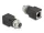 Delock M12 Adapter D-kódolt 4 tűs anya - RJ45 anya egyenes (DL-60060)