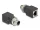 Delock M12 adapter D-kódolt 4 tűs apa - RJ45 anya egyenes (DL-60061)