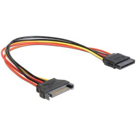   Delock SATA 15 Pin apa > SATA 15 Pin anya hosszabbító tápkábel, 30 cm (DL-60131)