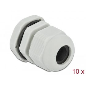 Delock PG7 tömszelence 13,5 db. szürke (DL-60199)