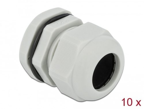 Delock PG25 tömszelence 10 db. szürke