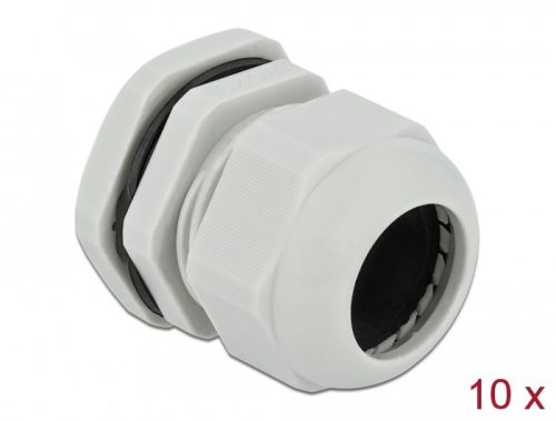 Delock PG29 tömszelence 10 db. szürke