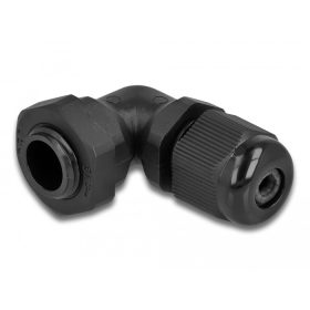   Delock Kábel tömszelence PG7 90  hajlított fekete (DL-60292)