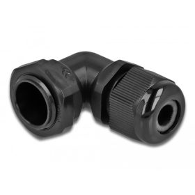   Delock Kábel tömszelence PG13,5 90  hajlított fekete (DL-60298)