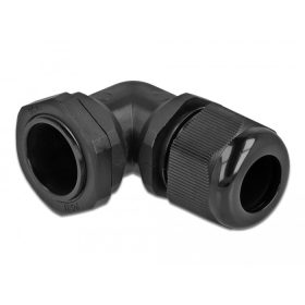   Delock Kábel tömszelence PG21 90  hajlított fekete (DL-60335)